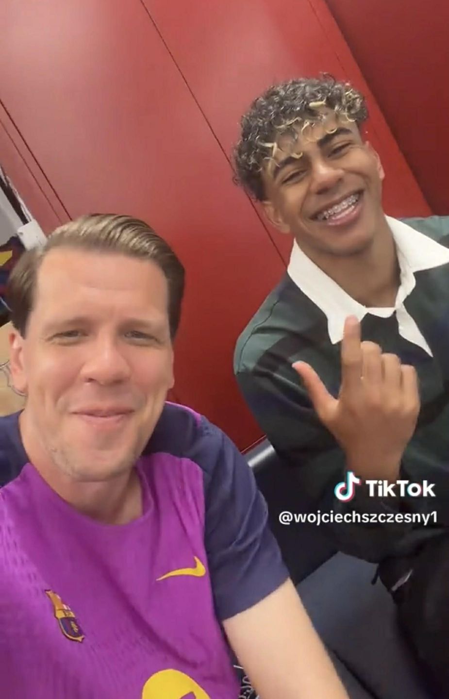 Wojciech Szczęsny nagrał tiktoka z Lamine Yamalem