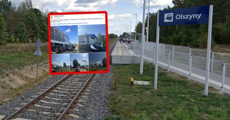 Tragedia pod Szczytnem. Zderzenie "dostawczaka" z pociągiem