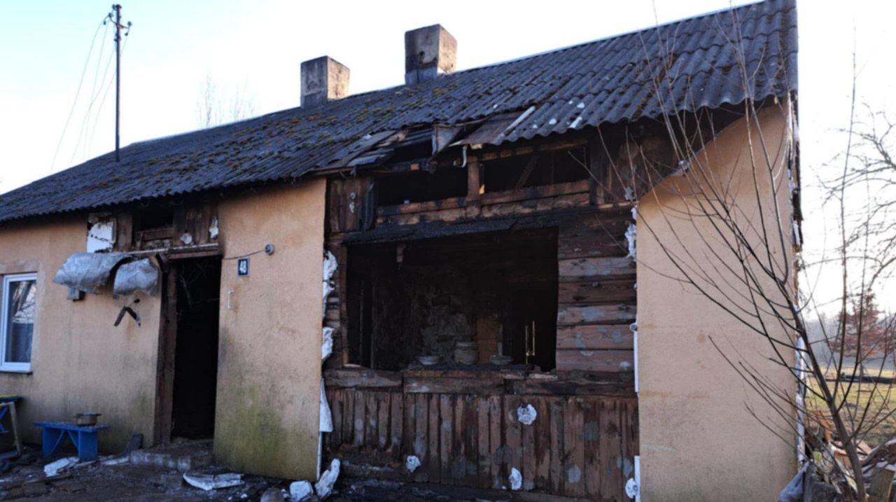 Rodzina z Woźnik w wyniku pożaru straciła dom - możemy pomóc!