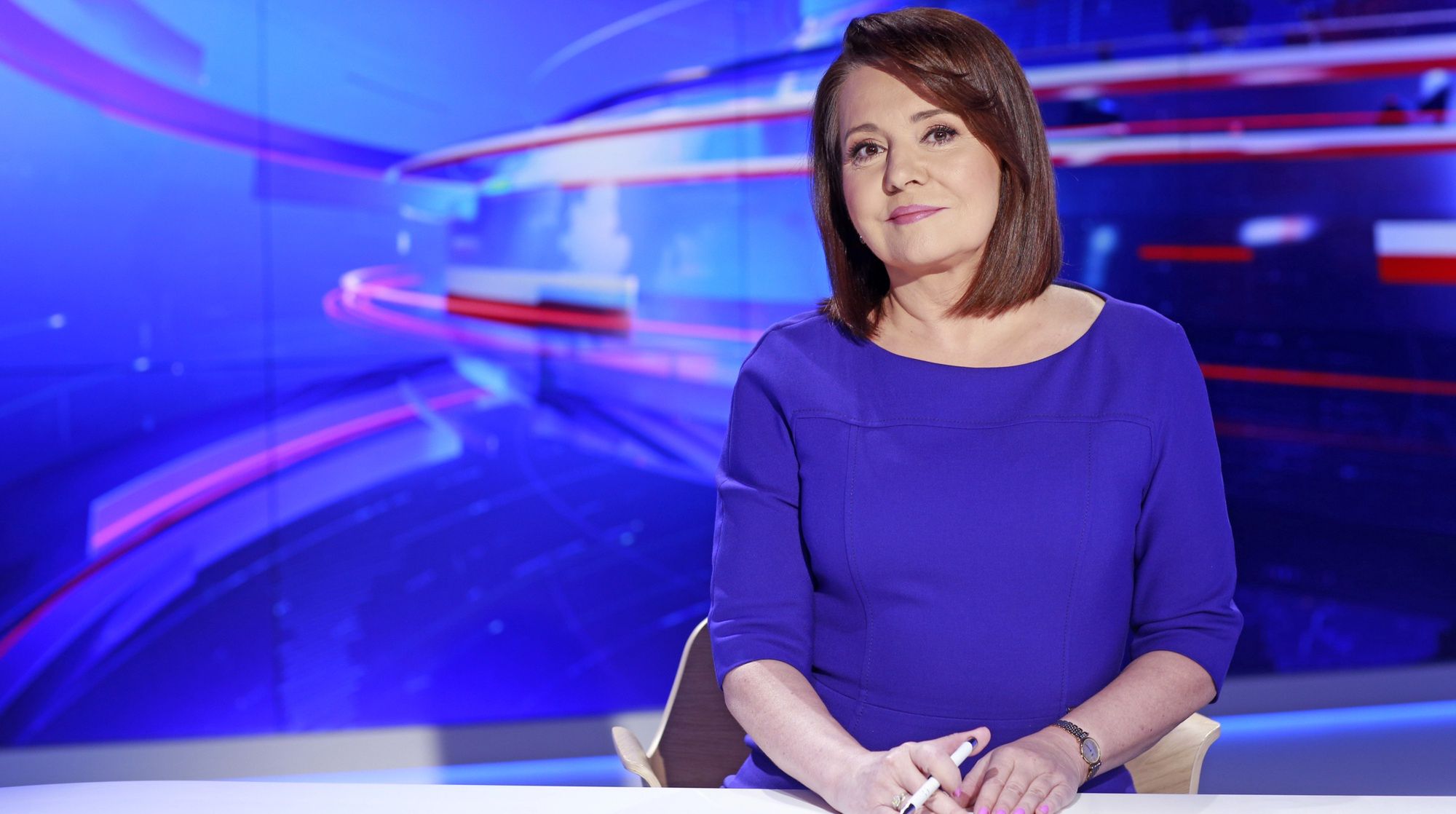 Danuta Holecka od 2 lat jest szefową "Wiadomości" TVP