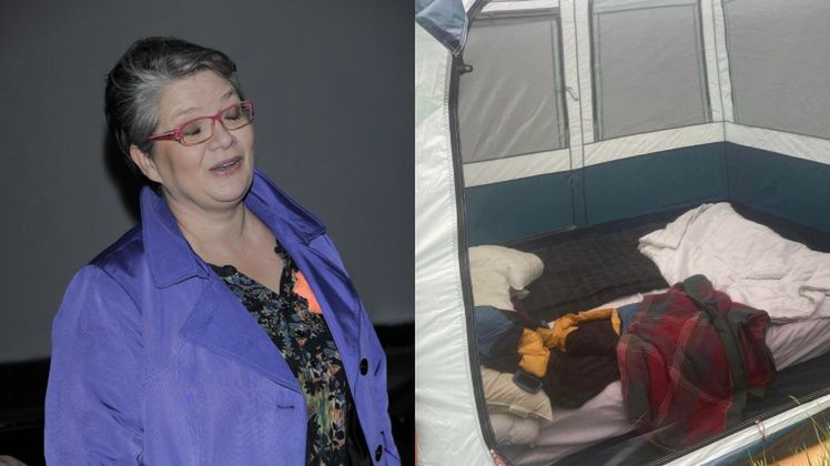 Dorota Zawadzka tłumaczy, dlaczego żyje w namiocie