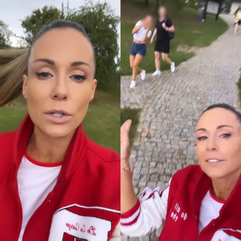 Małgorzata Rozenek trenuje na obozie Anny Lewandowskiej