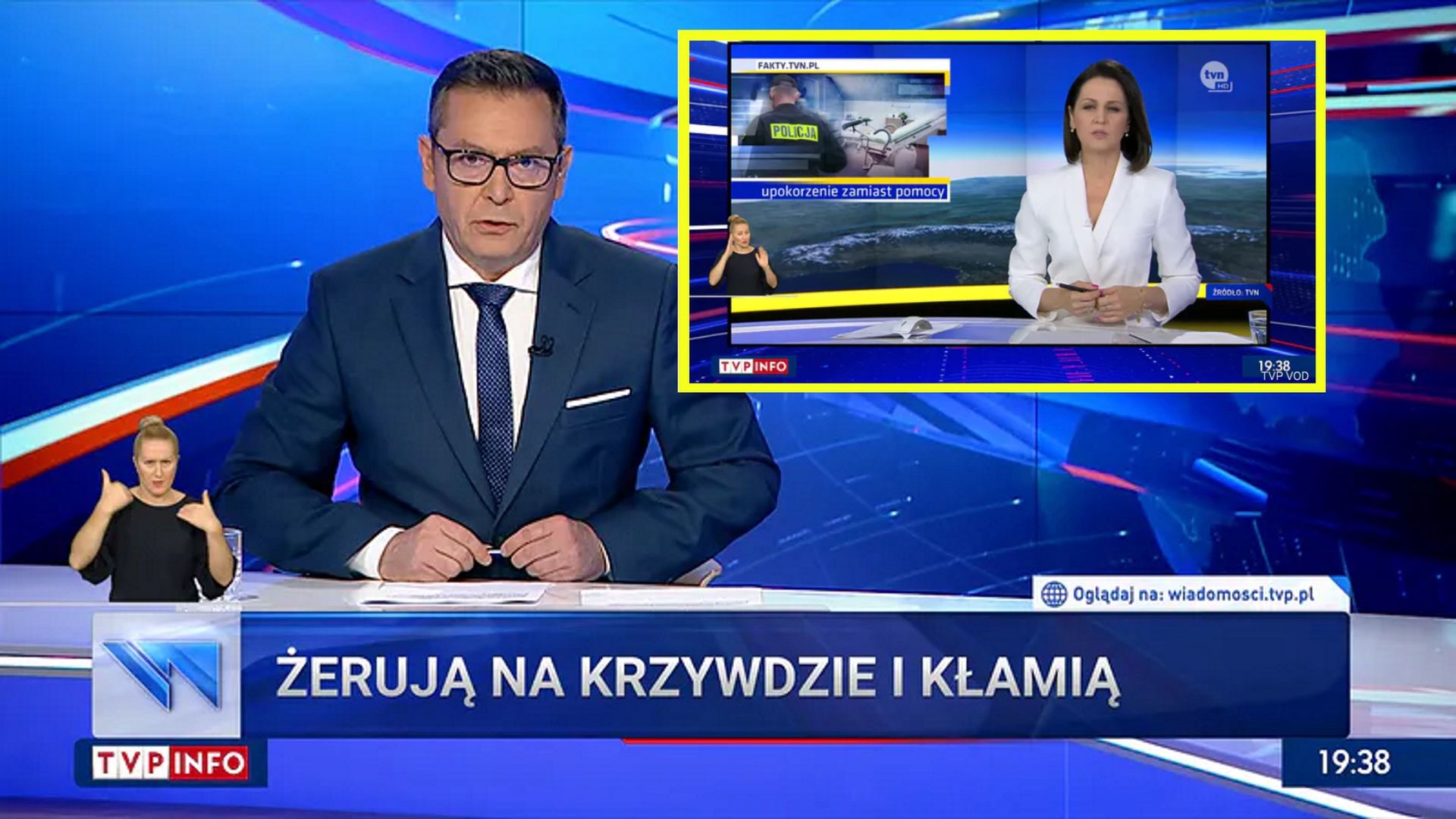 "Wiadomości" idą na noże z "Faktami". "O tym TVN już nie informuje widzów"