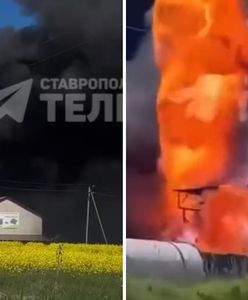 Słup ognia i dymu. Nowy pożar w Rosji