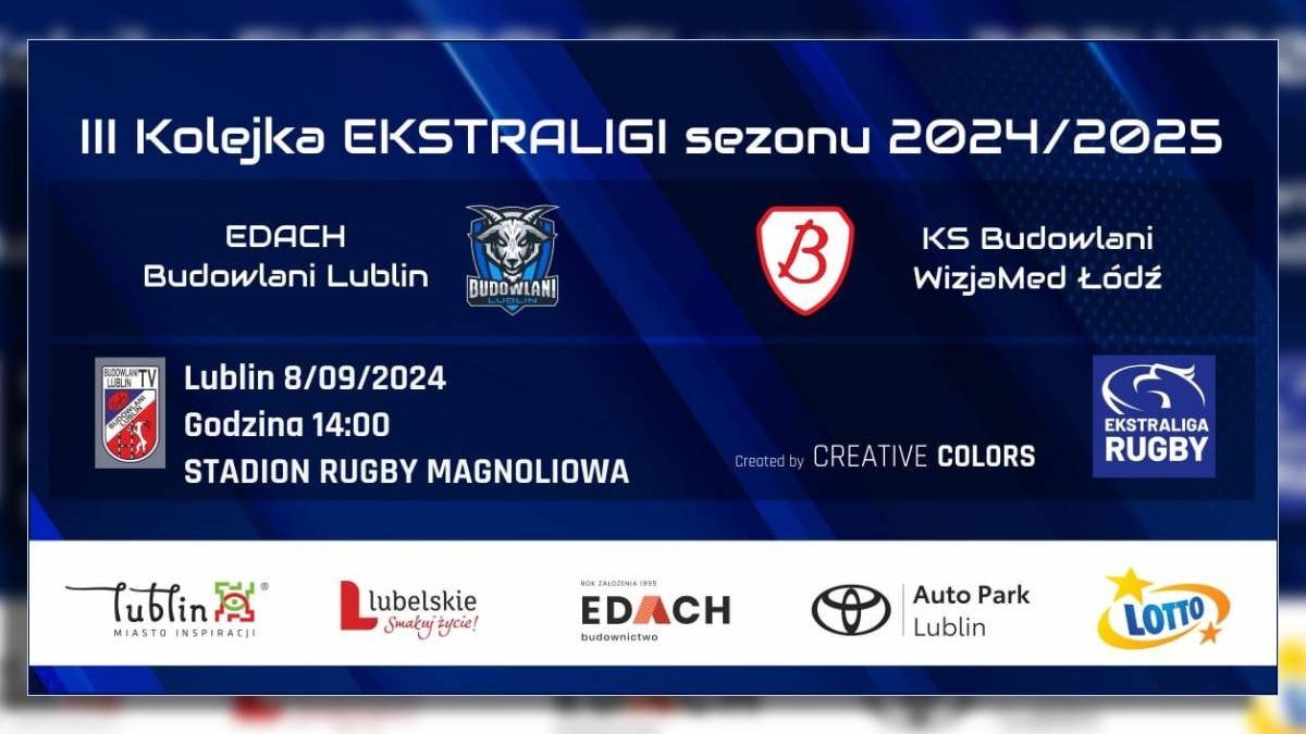 grafika 3. kolejka Ekstraligi Rugby