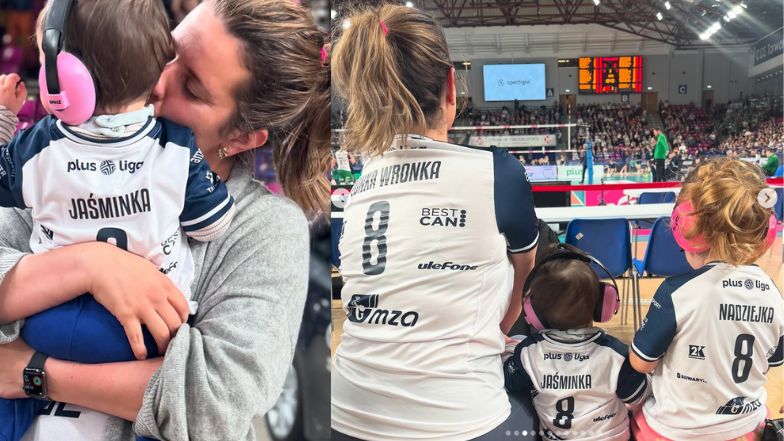 Zofia Zborowska pochwaliła się zdjęciami z dziećmi na meczu