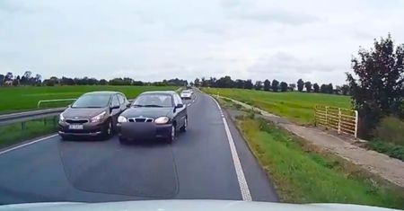 Wyjechał na czołówkę. Nagranie pogrążyło szalonego kierowcę