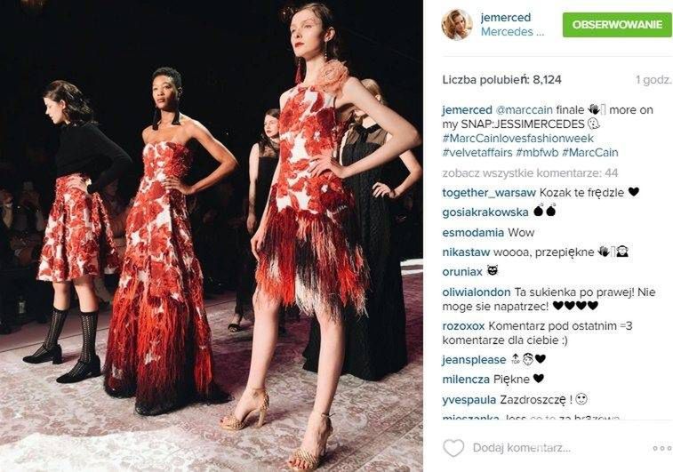 Jessica Mercedes na Berlin Fashion Week