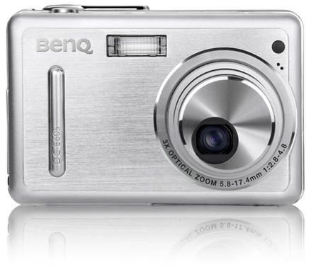 Obrotowy obiektyw w kompaktowym aparacie cyfrowym BenQ E605