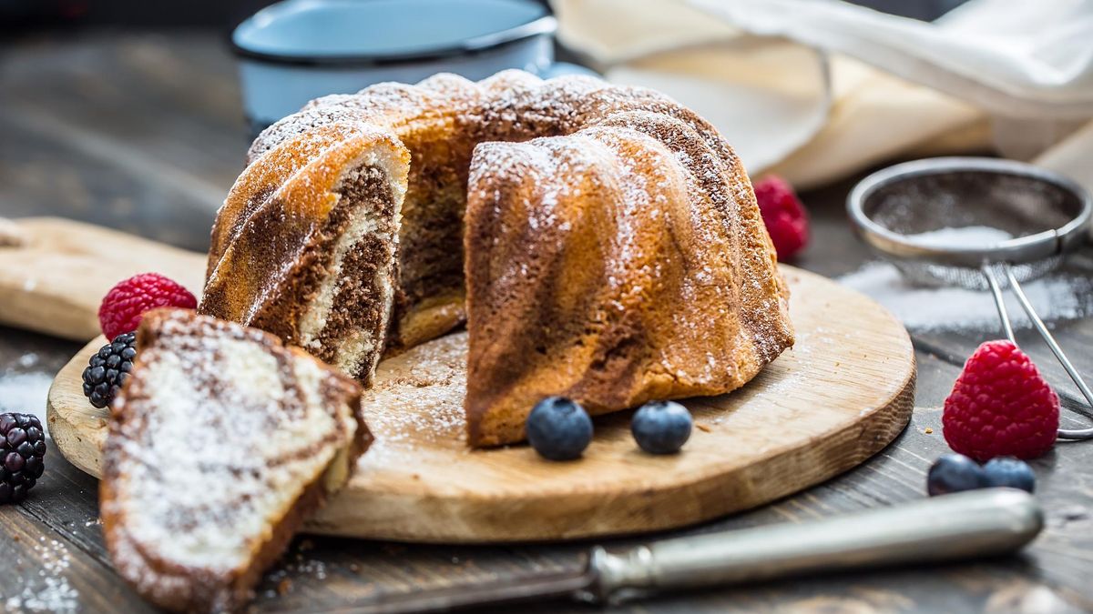 Babka marmurkowa z czekoladą