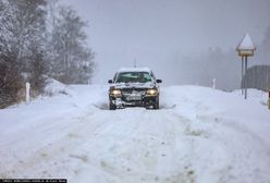 Uderzenie zimy w Małopolsce. Śnieg sparaliżował ruch