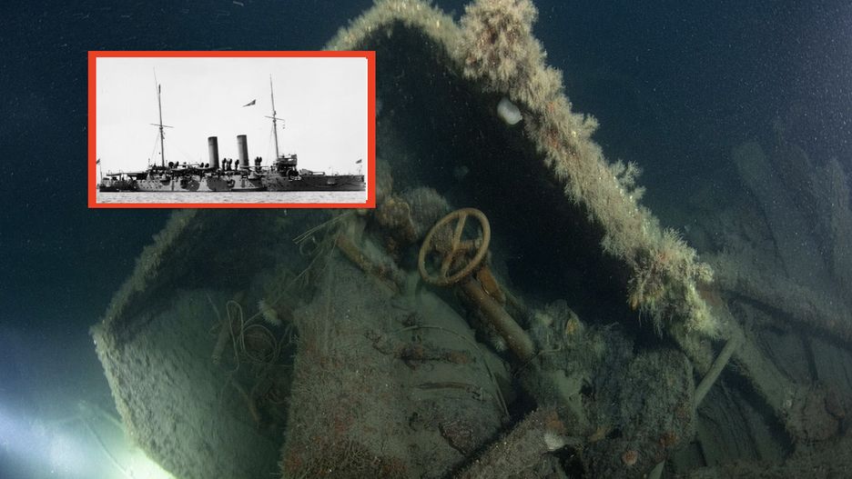 Wrak brytyjskiego okrętu wojennego, zatopionego przez Niemców w 1914 roku, znaleźli nurkowie 70 mil morskich na wschód od Fraserburgha, 110 metrów pod powierzchnią wody