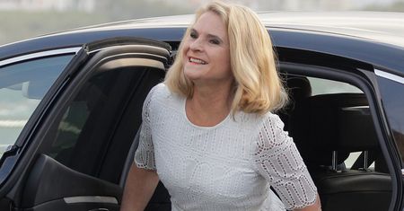 Małgorzata Tusk w letniej stylizacji. Zdjęcie wykonał jej mąż