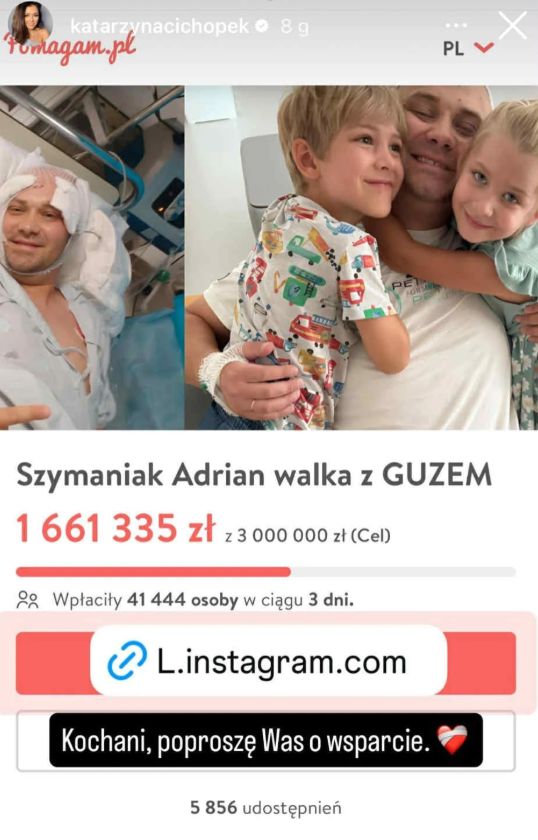 Katarzyna Cichopek wsparła zbiórkę