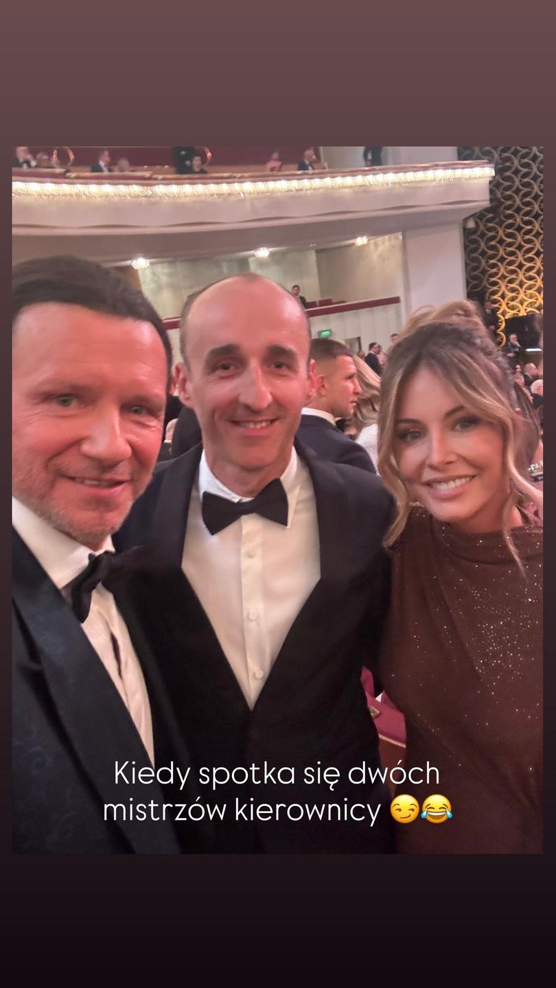 Małgorzata Rozenek, Radosław Majdan i Robert Kubica