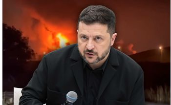 Rosyjska rafineria w ogniu. Zełenski tak skomentował atak