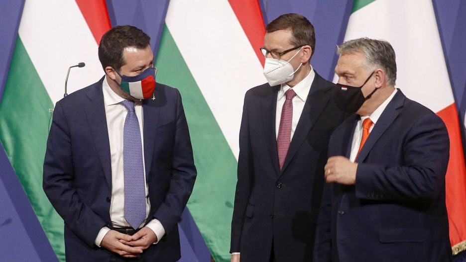 Morawiecki, Orban, Salvini