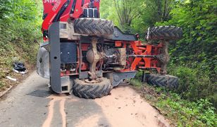 Tragedia w Małopolsce. Ładowarka przygniotła kierowcę