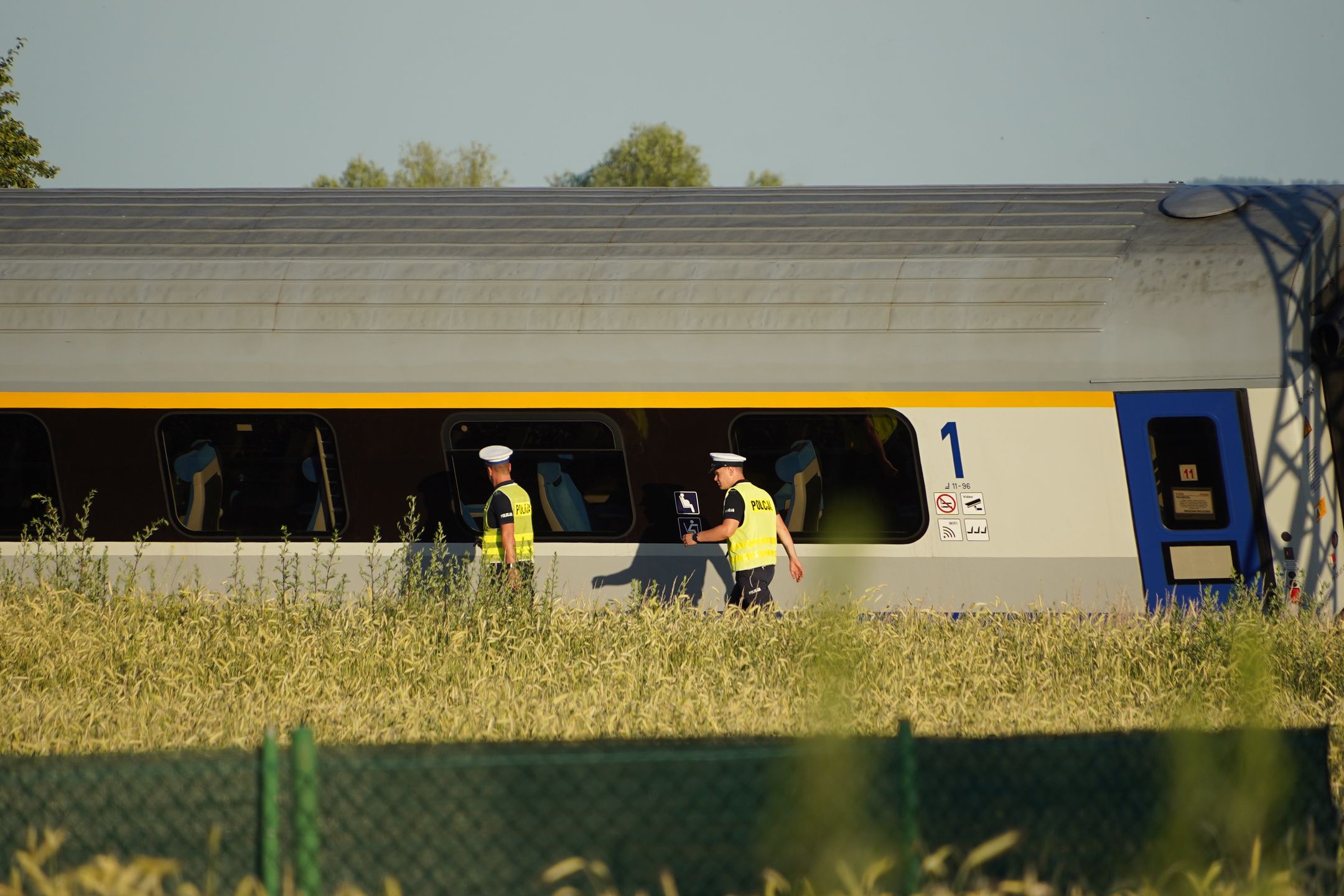 Zderzenie pociągów w pobliżu stacji Białośliwie