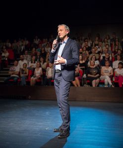 Konwencja Roberta Biedronia. Ogłosił nazwę nowej partii i jej liderów