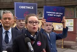 Wybory parlamentarne 2019. Lewica protestuje przed siedzibą PiS