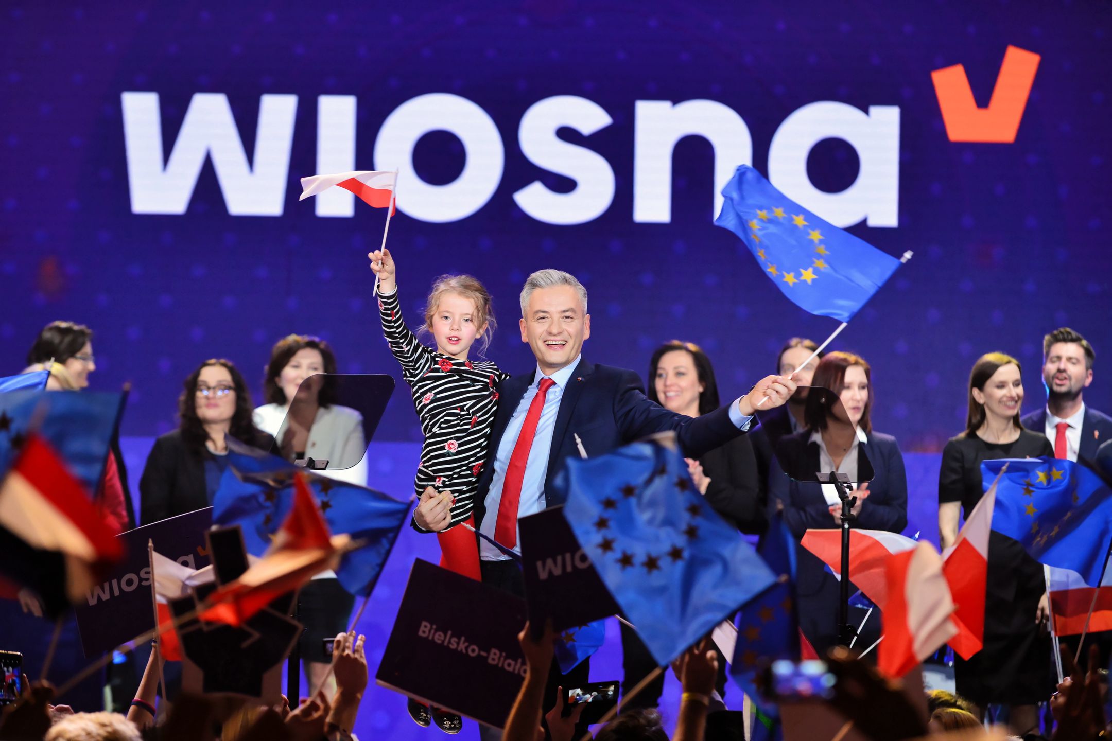 Warszawa. Konwencja wyborcza Wiosny Roberta Biedronia 
