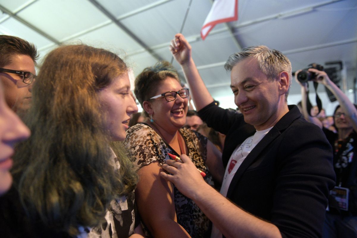 Poruszające wystąpienie Biedronia na Woodstocku. Dostało się Kaczyńskiemu