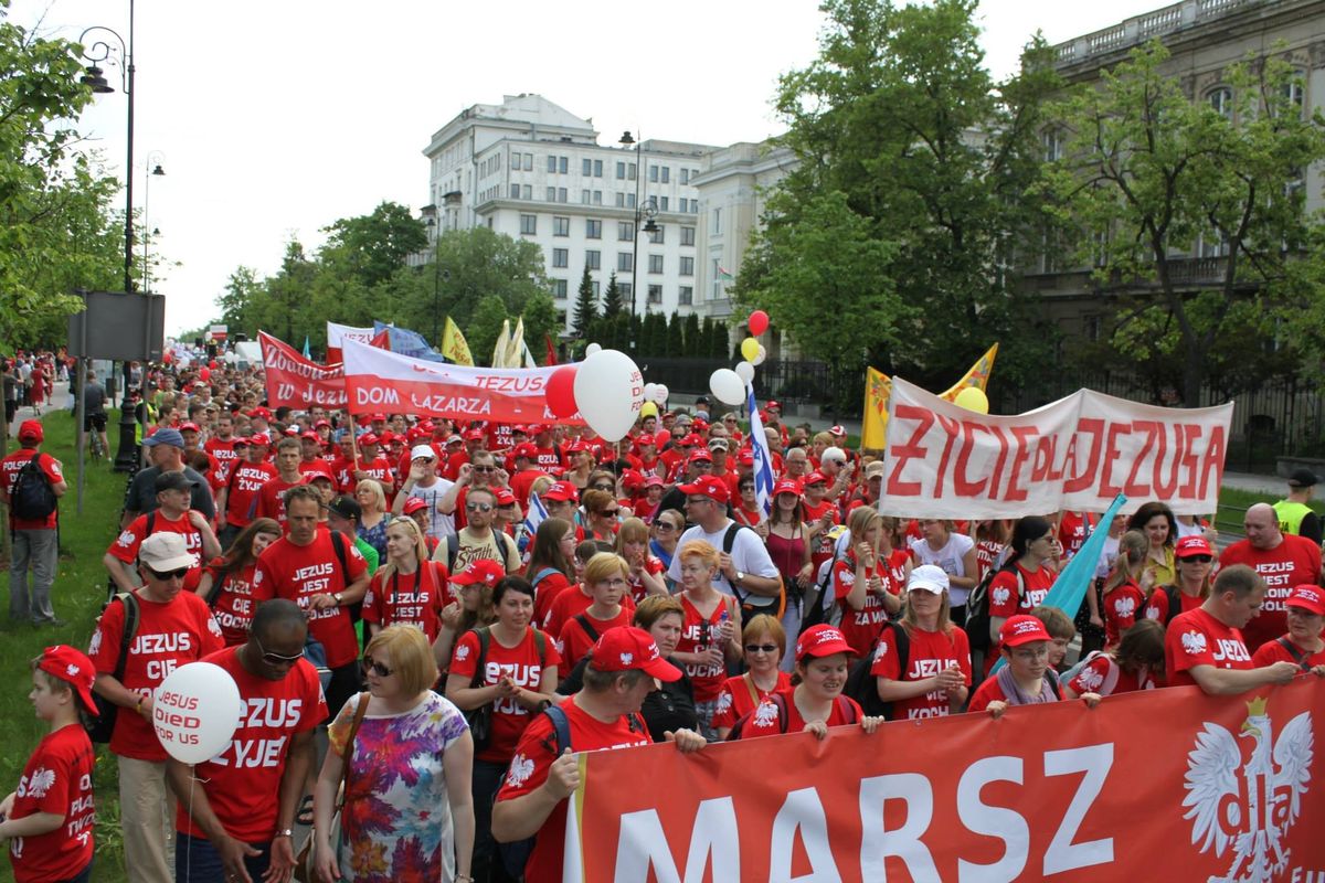 Marsz dla Jezusa przejdzie ulicami Warszawy