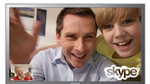 Skype w telewizorach Samsunga 1