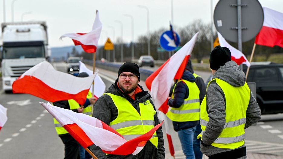 Nadgraniczna blokada polskich rolników