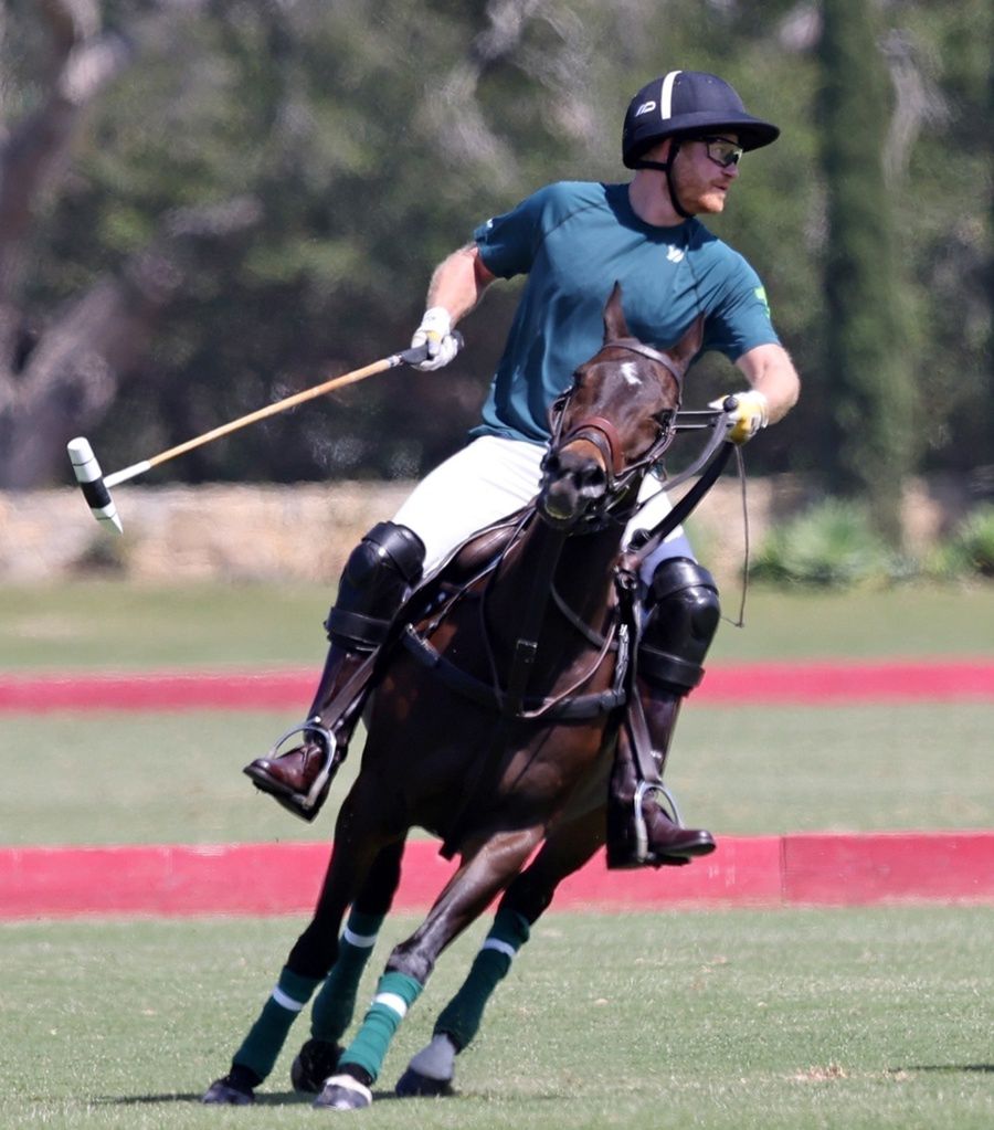 Meghan Markle i książę Harry na meczu polo 