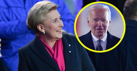 Joe Biden nagle zaczął mówić do Agaty Dudy. Niesamowite słowa!