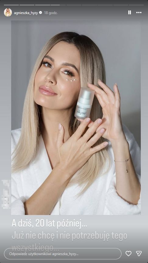 Agnieszka Hyży kiedyś