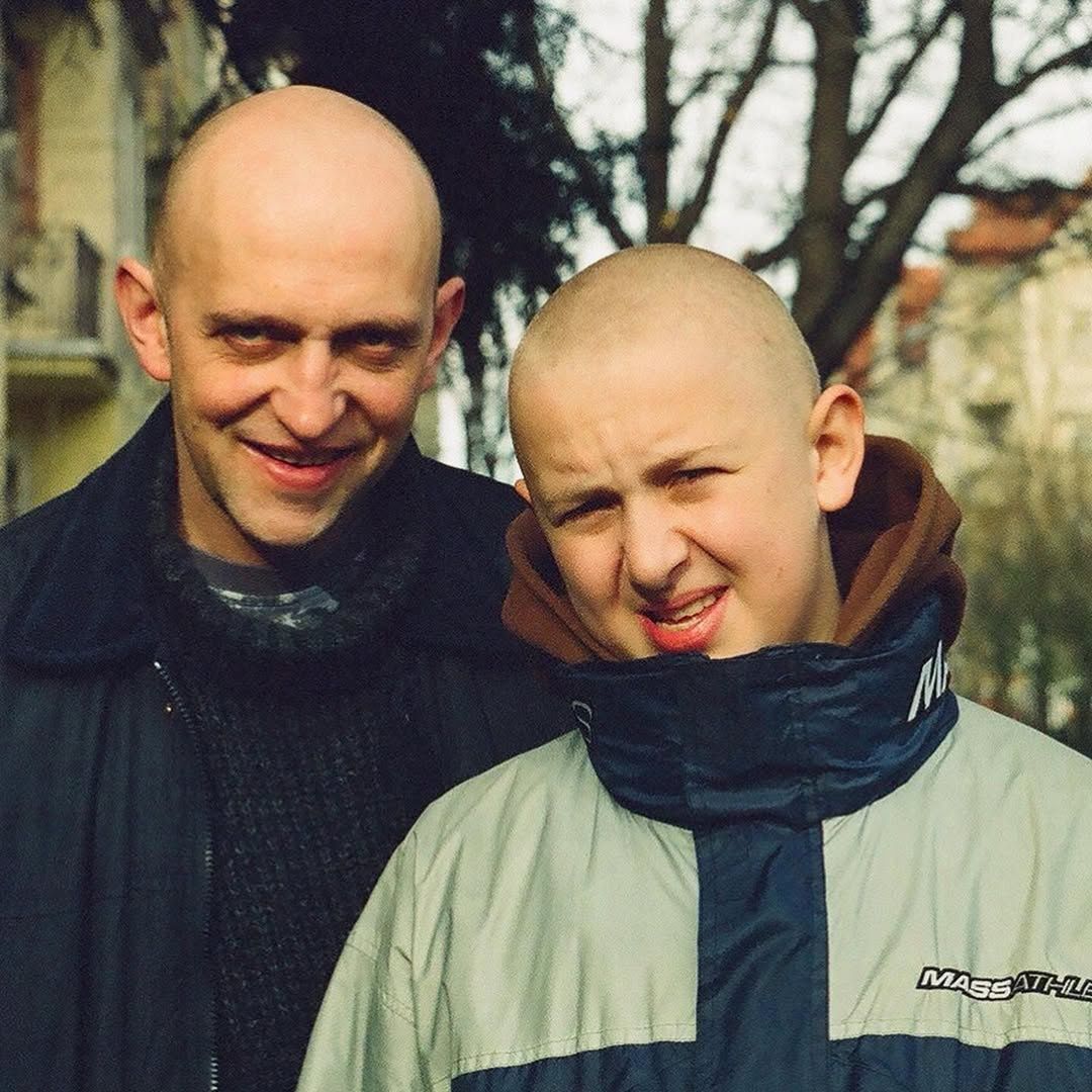 Janusz Chabior z synem