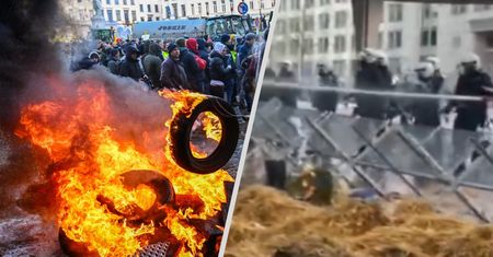 Paraliż Brukseli. Policja ruszyła w kierunku rolników