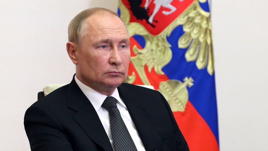 Russian President Vladimir Putin attends working meetingepa10124249 Russian President Vladimir Putin attends a working meeting via a video conference at the Novo-Ogaryovo state residence outside Moscow, Russia, 16 August 2022.  EPA/MIKHAIL KLIMENTYEV / KREMLIN POOL / SPUTNIK / POOL Dostawca: PAP/EPA.MIKHAIL KLIMENTYEV / KREMLIN POOL / SPUTNIK / POOL