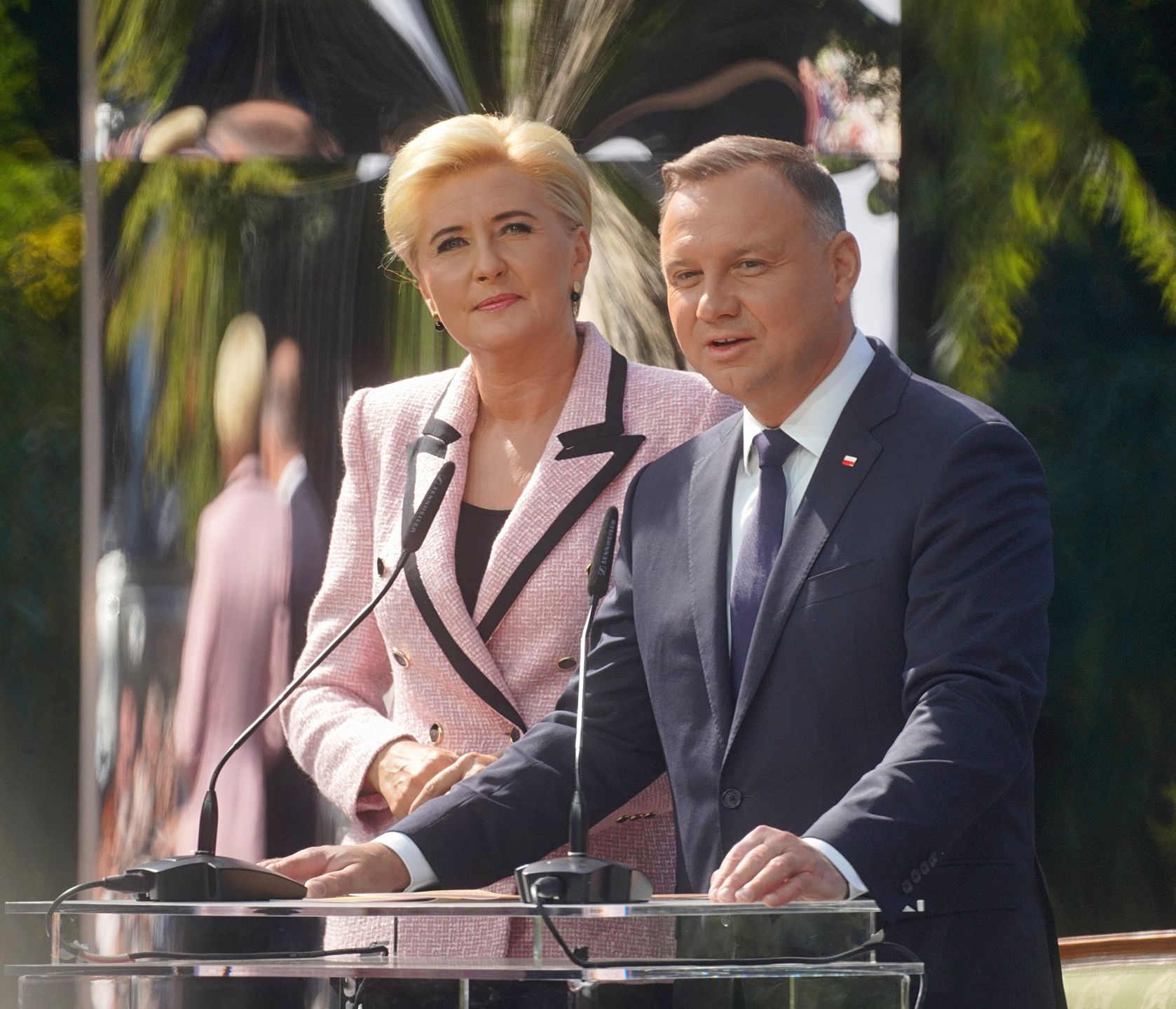Andrzej Duda z żoną Agatą (fot. KAPiF)