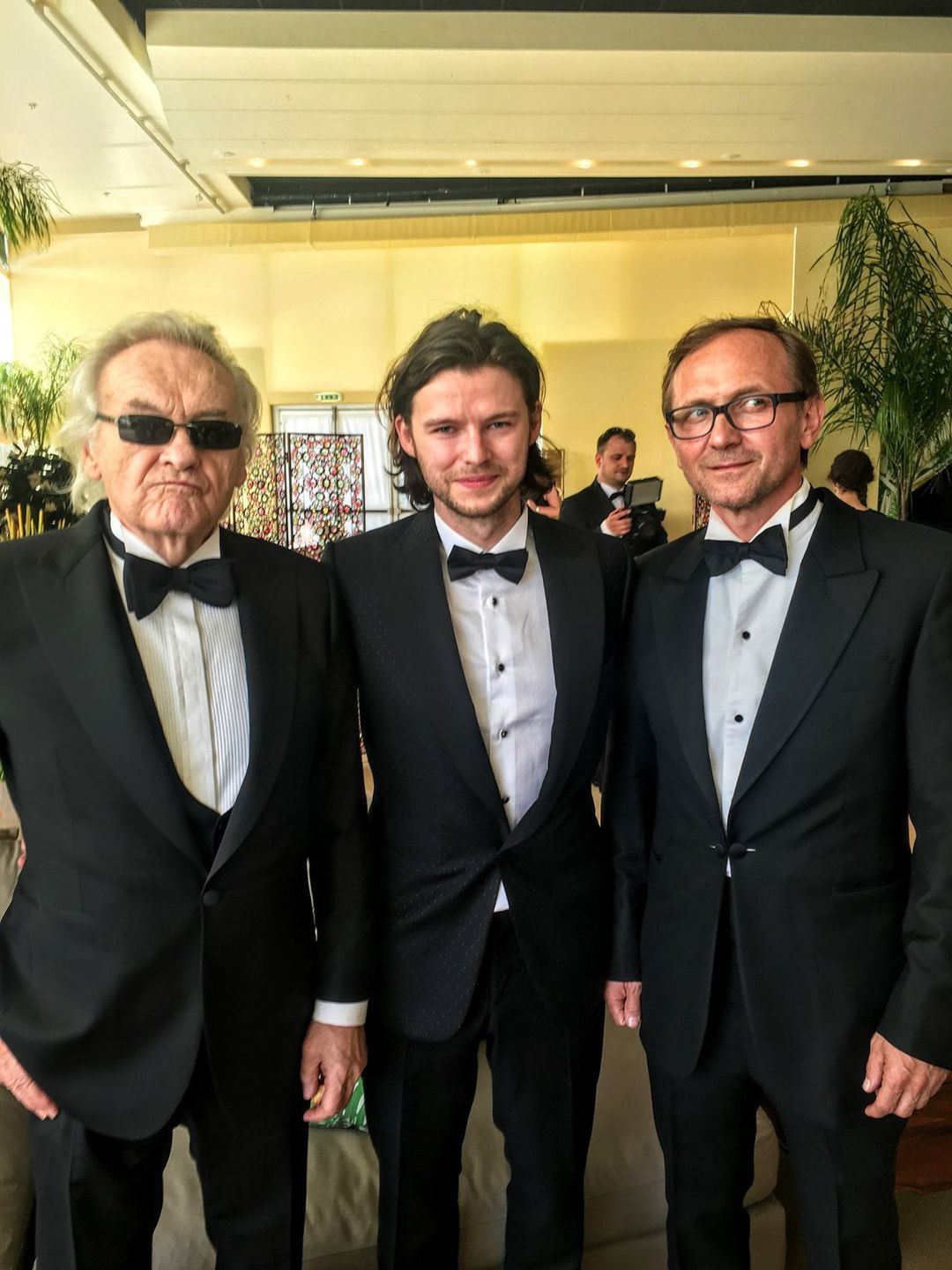 Skolimowski, Kościukiewicz i Chyra na lunchu (Festiwal Malta)