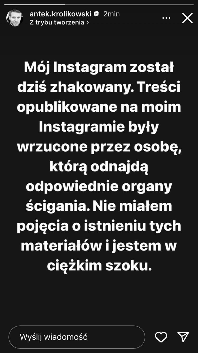 Oświadczenie Antoniego Królikowskiego