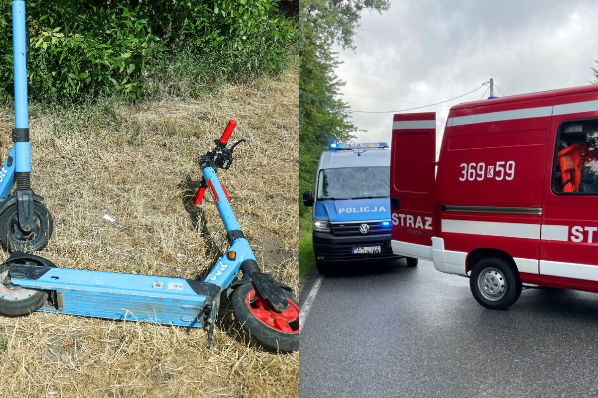 11-latek na hulajnodze zmarł na miejscu. Tragiczny wypadek w Olszynach