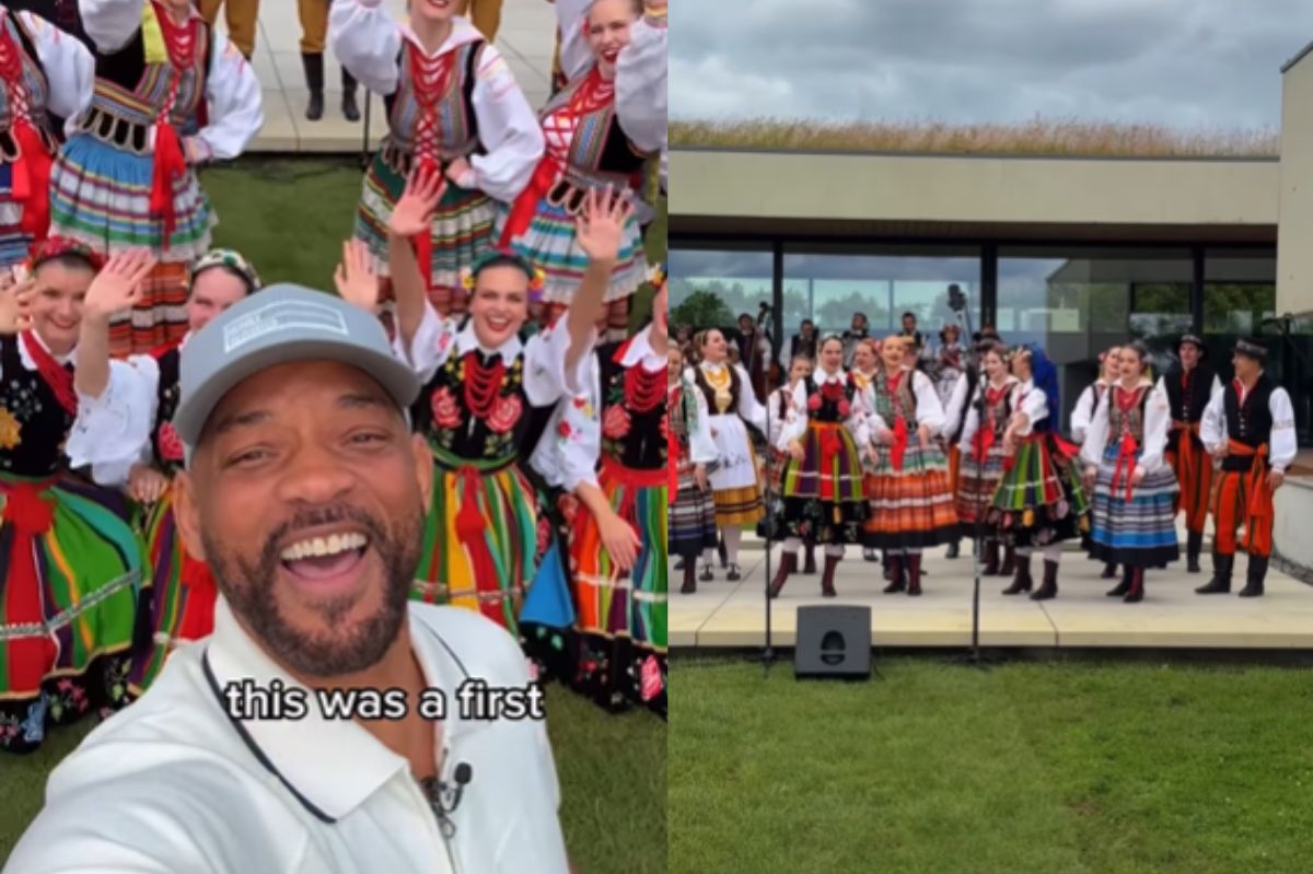 Will Smith zaskoczony przez polski zespół ludowy. "Zabieram ich w trasę"