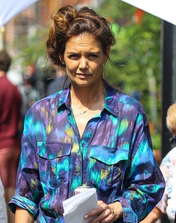 Suri Cruise odwiedziła Katie Holmes na planie