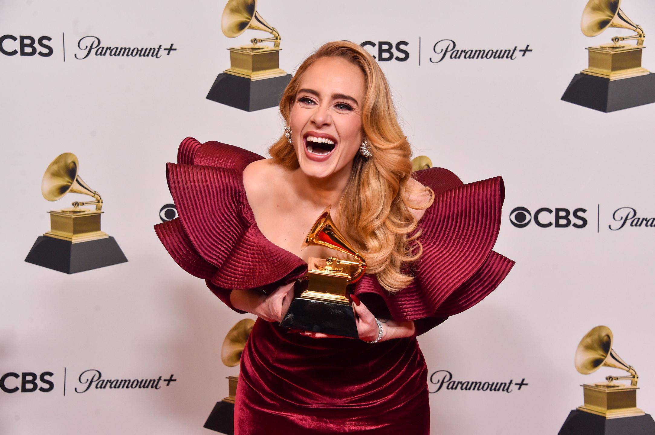Adele podczas 65. rozdania nagród Grammy