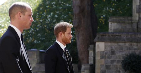 Harry, William i Kate. Ten moment po pogrzebie zwraca uwagę