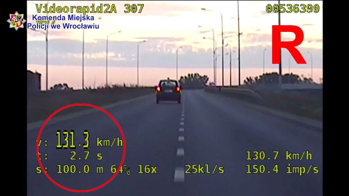 Wrocław. 131 km/h w obszarze zabudowanym. Kierowca spieszył się po… truskawki