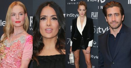 Zagraniczne gwiazdy świętują jubileusz Złotych Globów: Bosworth, Hayek, Gyllenhaal, córki Stallone'a... (ZDJĘCIA)