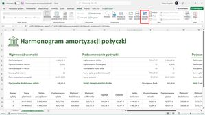 Excel: menu Zablokuj okienka