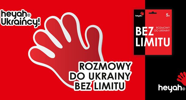 Nielimitowane połączenia do Ukrainy dla klientów Heyah