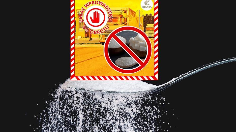 240 ton cukru z Ukrainy nie trafi do obiegu w Polsce