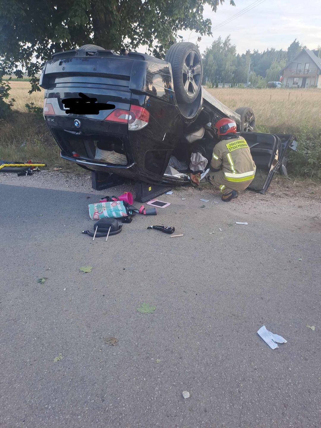 Wypadek w Sarzynie